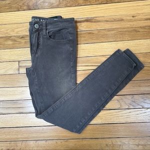 American Eagle deep taupe 360 degree super stretch Jegging 2 regular